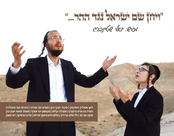 יואלי שטיינברג בשיר וקליפ מרהיב "ויחן שם ישראל" 2